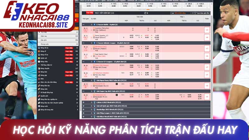 Cách đọc kèo bóng đá - Hướng dẫn chi tiết và chuẩn xác nhất 3 Học hỏi kỹ năng phân tích trận đấu hay